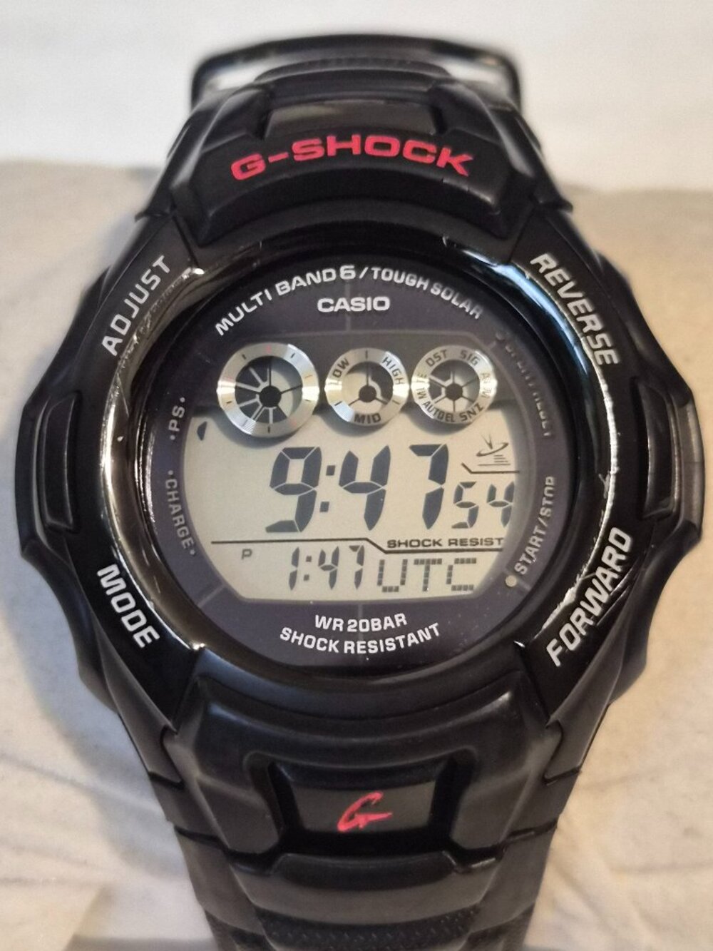 Casio G Shock Solar Digital